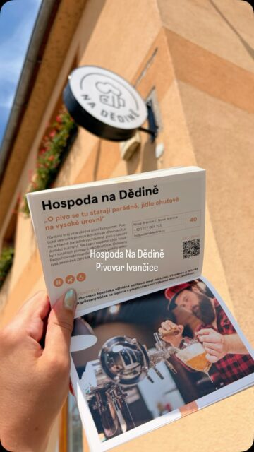 V údolí řeky Jihlavy, kousek od Ivančického železničního viaduktu najdete @hospodanadedine 🍴.
Vaří tady výborné jídlo z lokálních surovin a na čepu je pivo z okolních pivovarů – často @pivovarivancice, který leží jen o kousek dál proti proudu řeky 🍻.
Je to ideální tip na výlet do horkých letních dnů. Osvěžit se můžete v řece a energii doplníte skvělým jídlem a pitím. 
Kvalitu gastronomie dokládá, že oba podniky najdete v průvodci @gourmetjiznimorava 🔝.
📍Ivančice / Nové Bránice